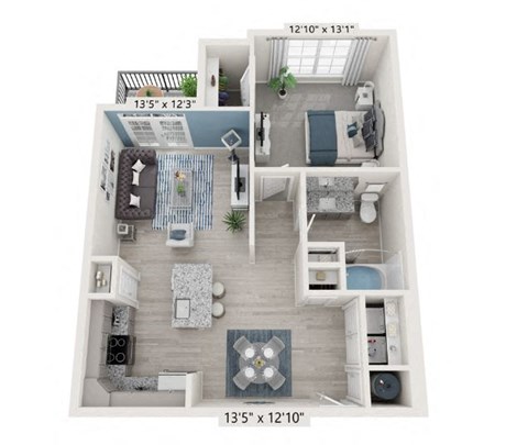 The Mill Floor Plan at 198 Milltown